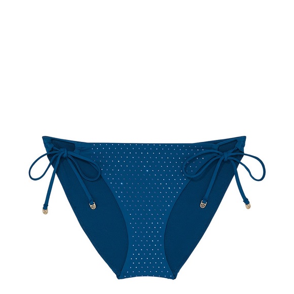 Victoria's Secret Blue Rhinestone Bikini Bottom - Picture 3 of 8